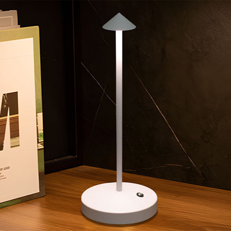 Modern Triangle Acrylic and Iron LED Table Lamp