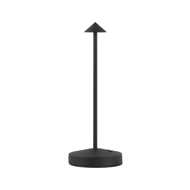 Modern Triangle Acrylic and Iron LED Table Lamp