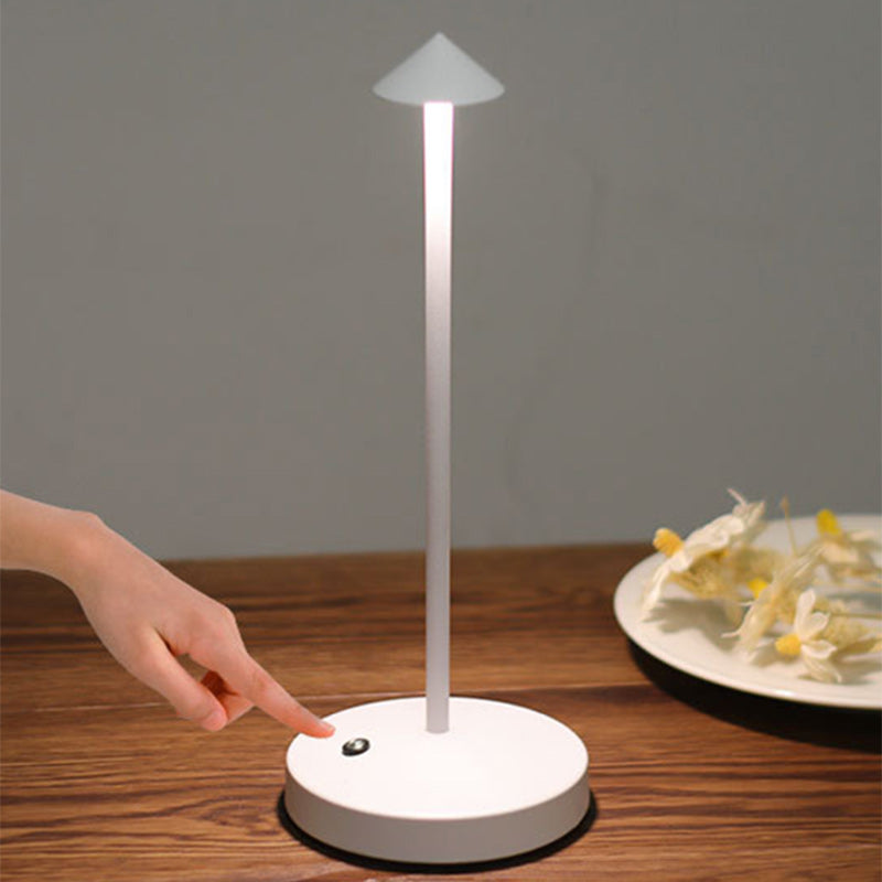 Modern Triangle Acrylic and Iron LED Table Lamp
