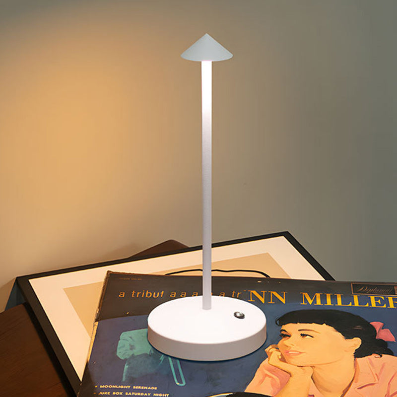Modern Triangle Acrylic and Iron LED Table Lamp