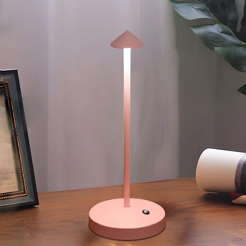 Modern Triangle Acrylic and Iron LED Table Lamp