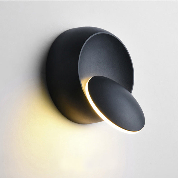 Contemporary Nordic Iron Round LED Wall Light