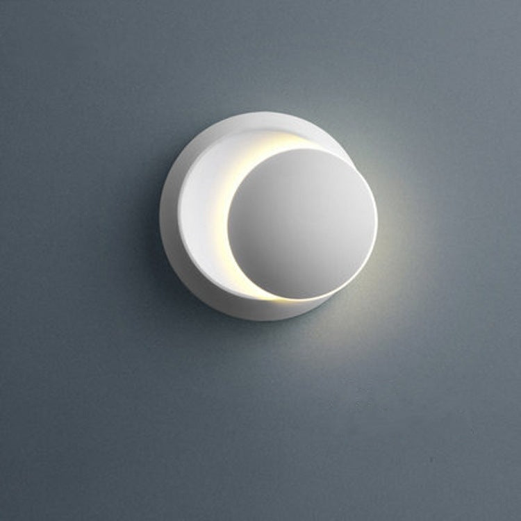 Contemporary Nordic Iron Round LED Wall Light