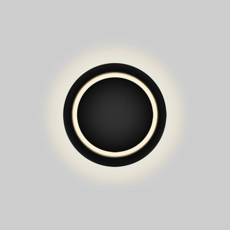 Contemporary Nordic Iron Round LED Wall Light