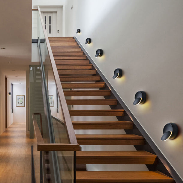 Contemporary Nordic Iron Round LED Wall Light