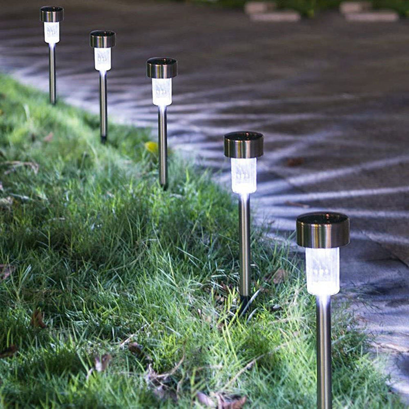Solar Waterproof Stainless Steel LED Landscape Light for Outdoor Garden
