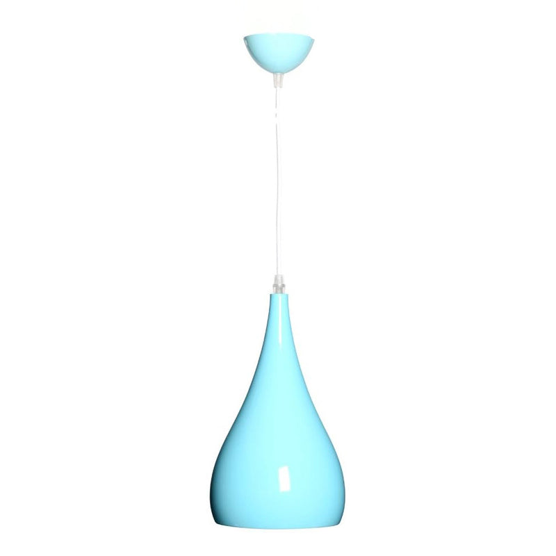 Nordic Wood and Metal 1-Light Pendant Light