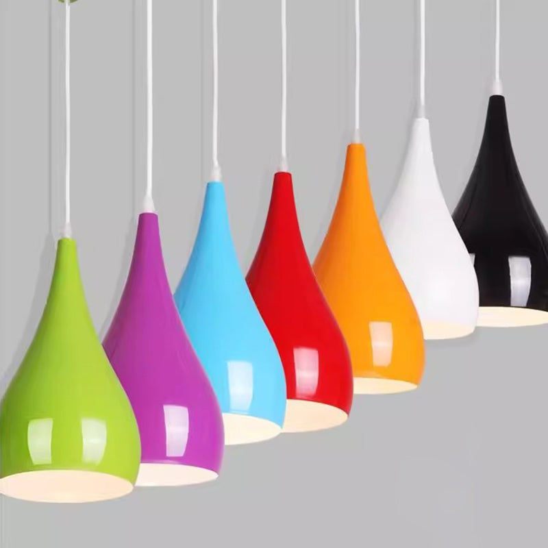 Nordic Wood and Metal 1-Light Pendant Light