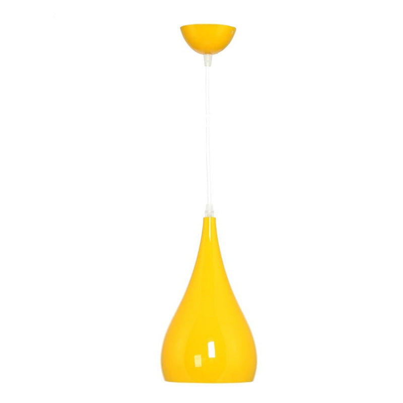 Nordic Wood and Metal 1-Light Pendant Light