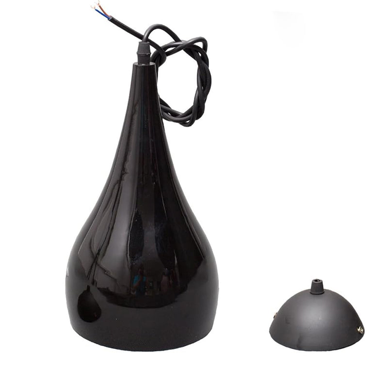 Nordic Wood and Metal 1-Light Pendant Light