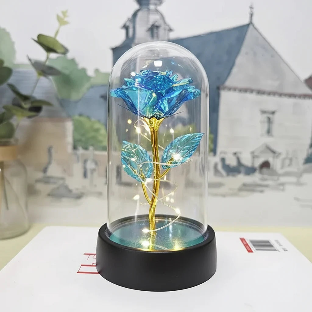 LED Light Artificial Rose Flower for Valentine's Day
