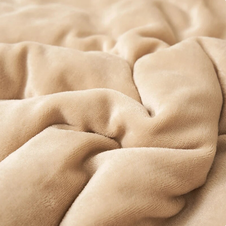 Reversible Two-Tone Flannel Fleece Blanket