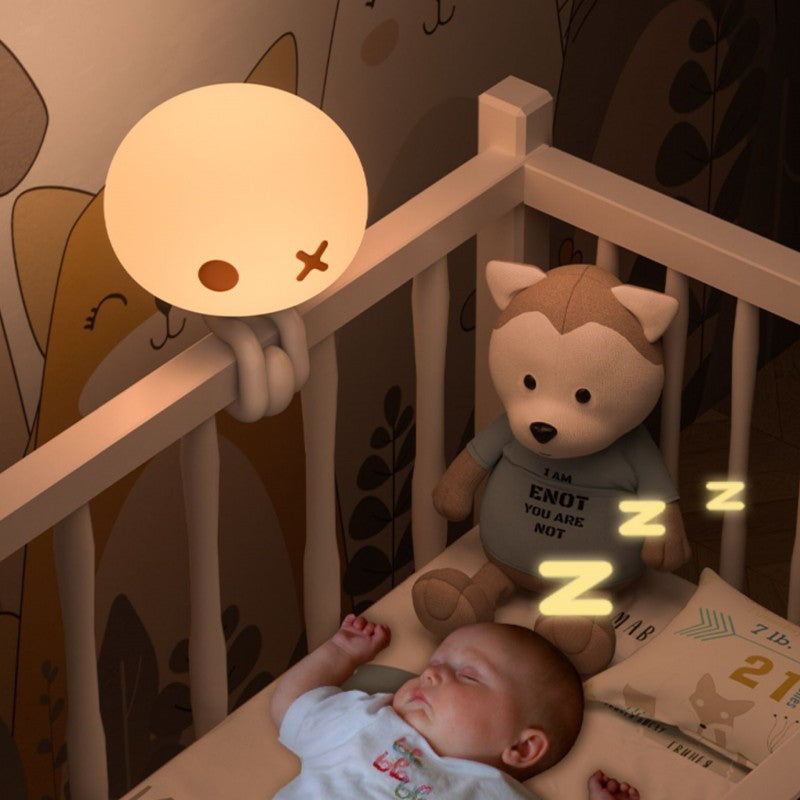 Silicone Tap Sensing Night Light with Adjustable Colors