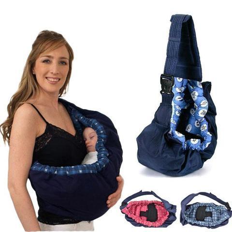 Adjustable Padded Baby Sling Carrier for Newborns