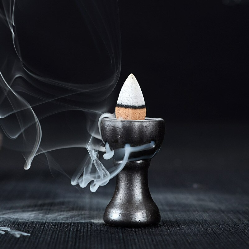 Extra Large Backflow Incense Cones with Agarwood and Sandalwood - 30 Minute Burn Time