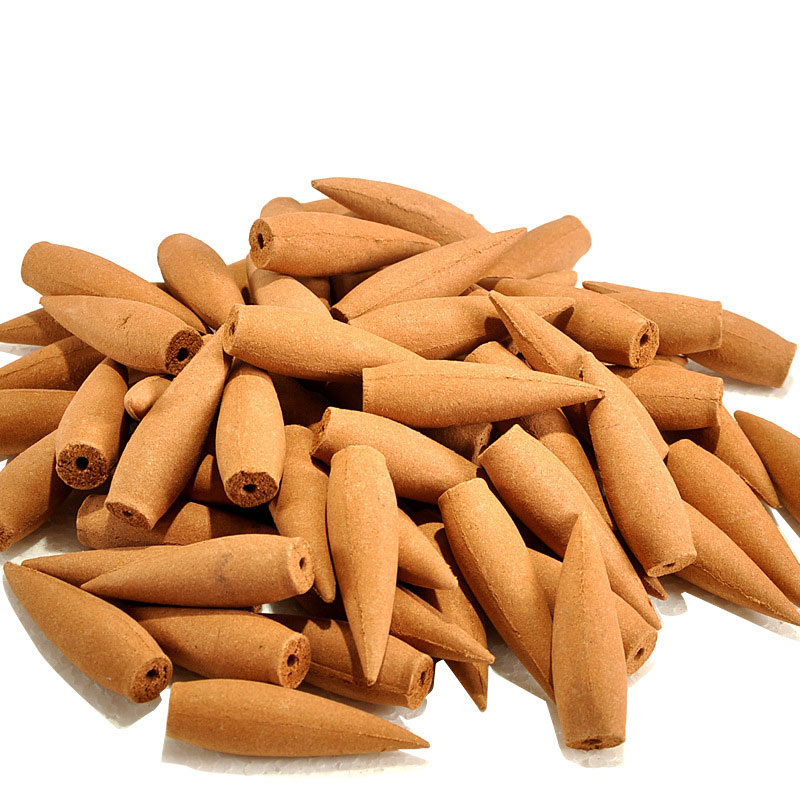 Extra Large Backflow Incense Cones with Agarwood and Sandalwood - 30 Minute Burn Time