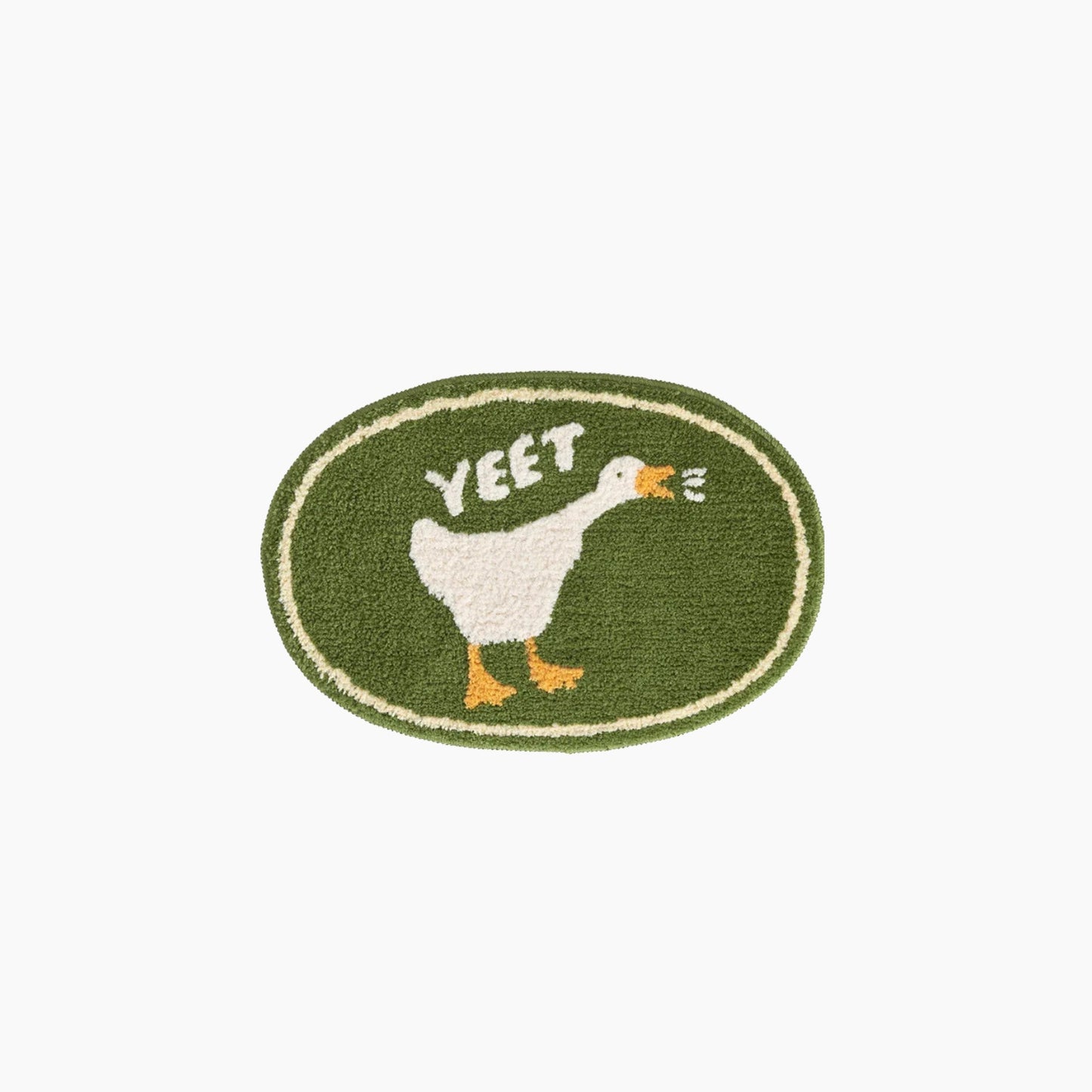 Handmade Cute Animal Bath Mat with Non-Slip Backing