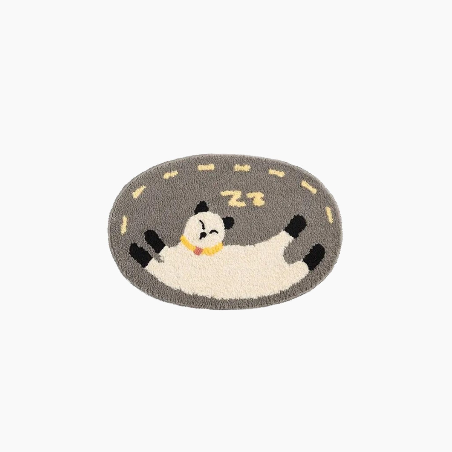 Handmade Cute Animal Bath Mat with Non-Slip Backing
