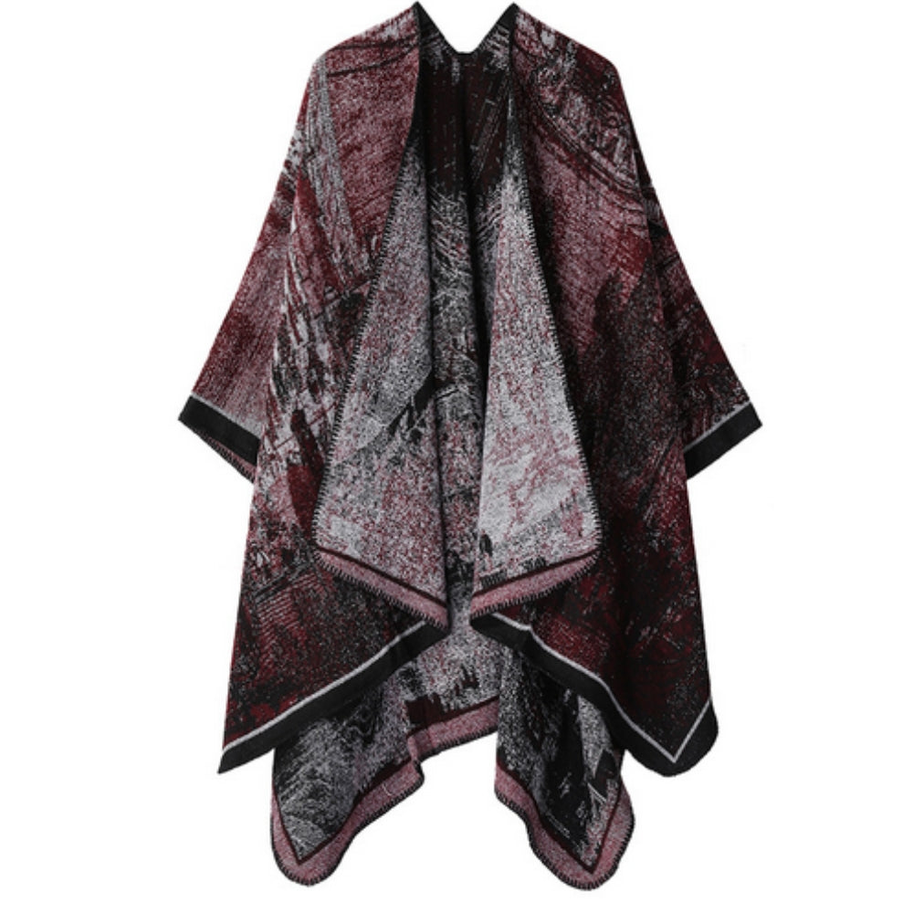 Baroque Boho Unisex Cardigan Shawl for Artistic Layering
