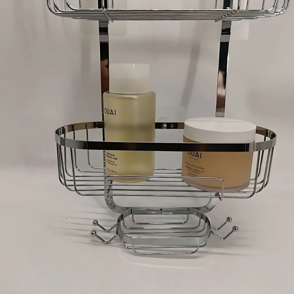 Three Tier Wall-Mounted Shower Organizer Caddy