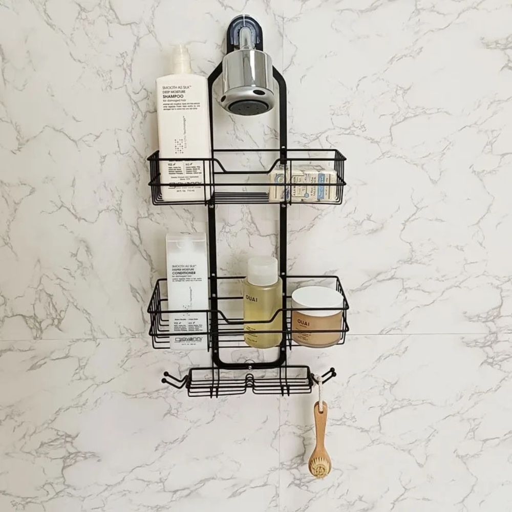 Three Tier Wall-Mounted Shower Organizer Caddy