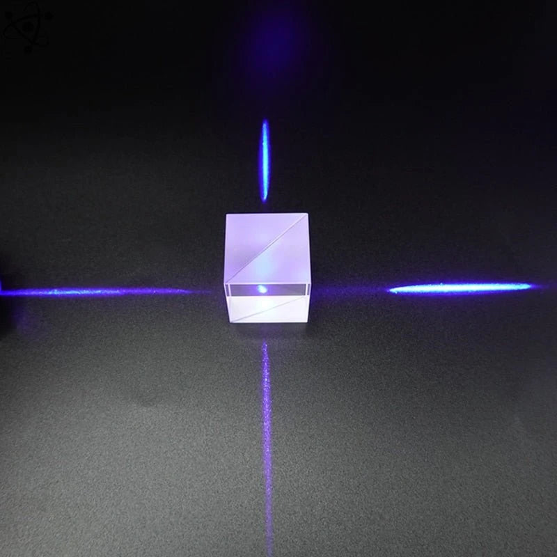 Beam Splitter Optical Cube Prism - Glass Light Divider