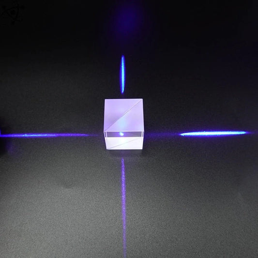 Beam Splitter Optical Cube Prism - Glass Light Divider