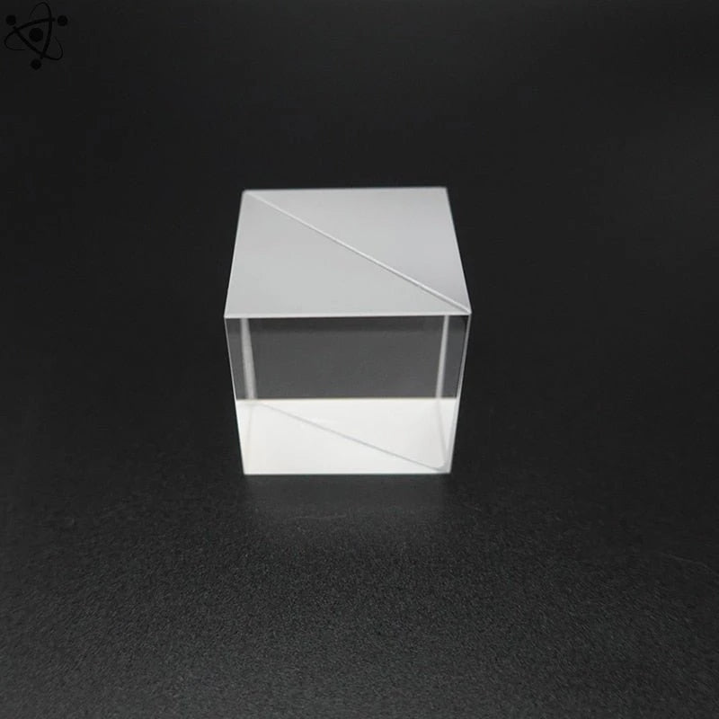 Beam Splitter Optical Cube Prism - Glass Light Divider