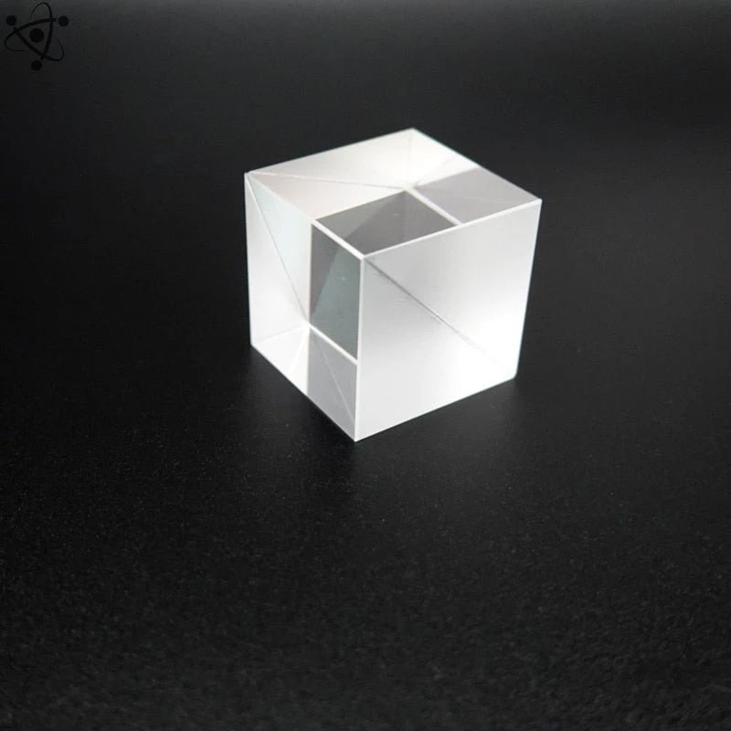 Beam Splitter Optical Cube Prism - Glass Light Divider