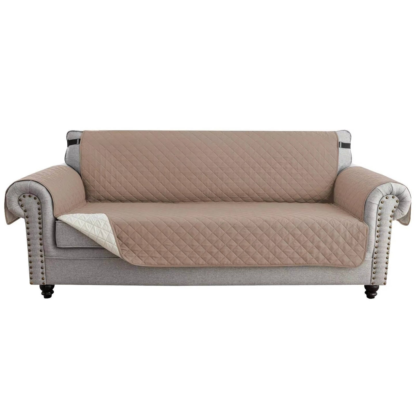 Reversible Water Resistant Sofa Cover for 3 Cushion Couch