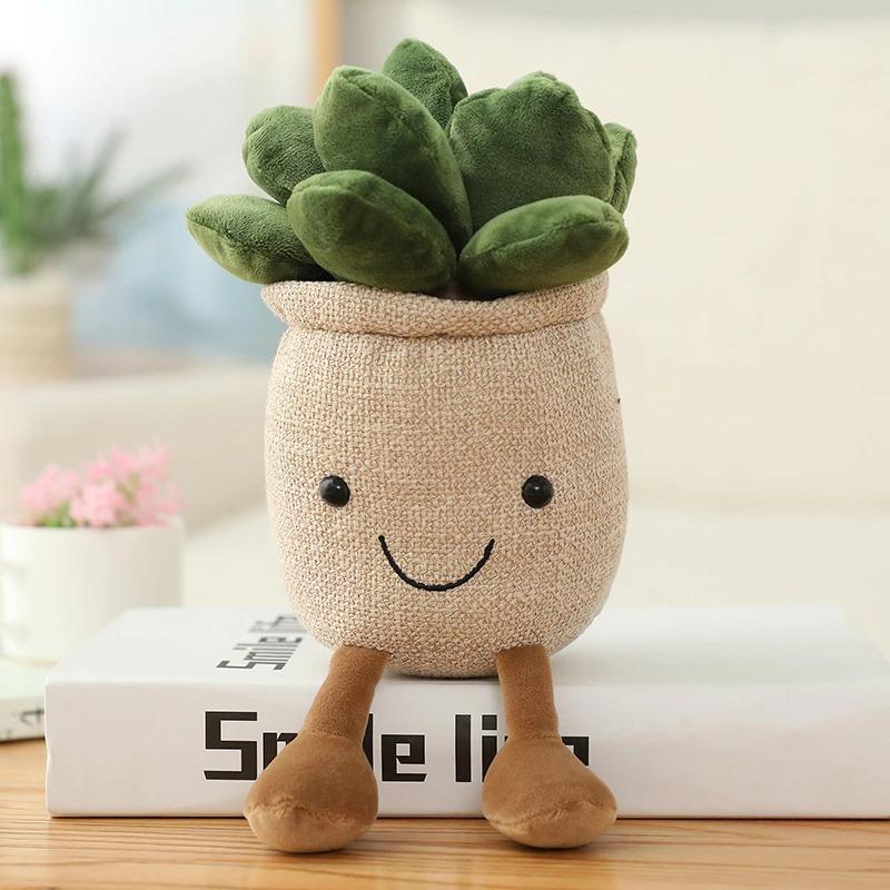 Soft Plush Eco-Friendly Plant Decor
