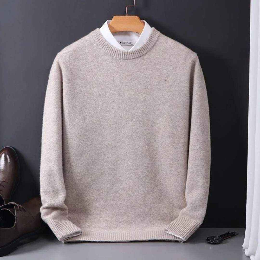 Thierry | Round Neck Wool Sweater