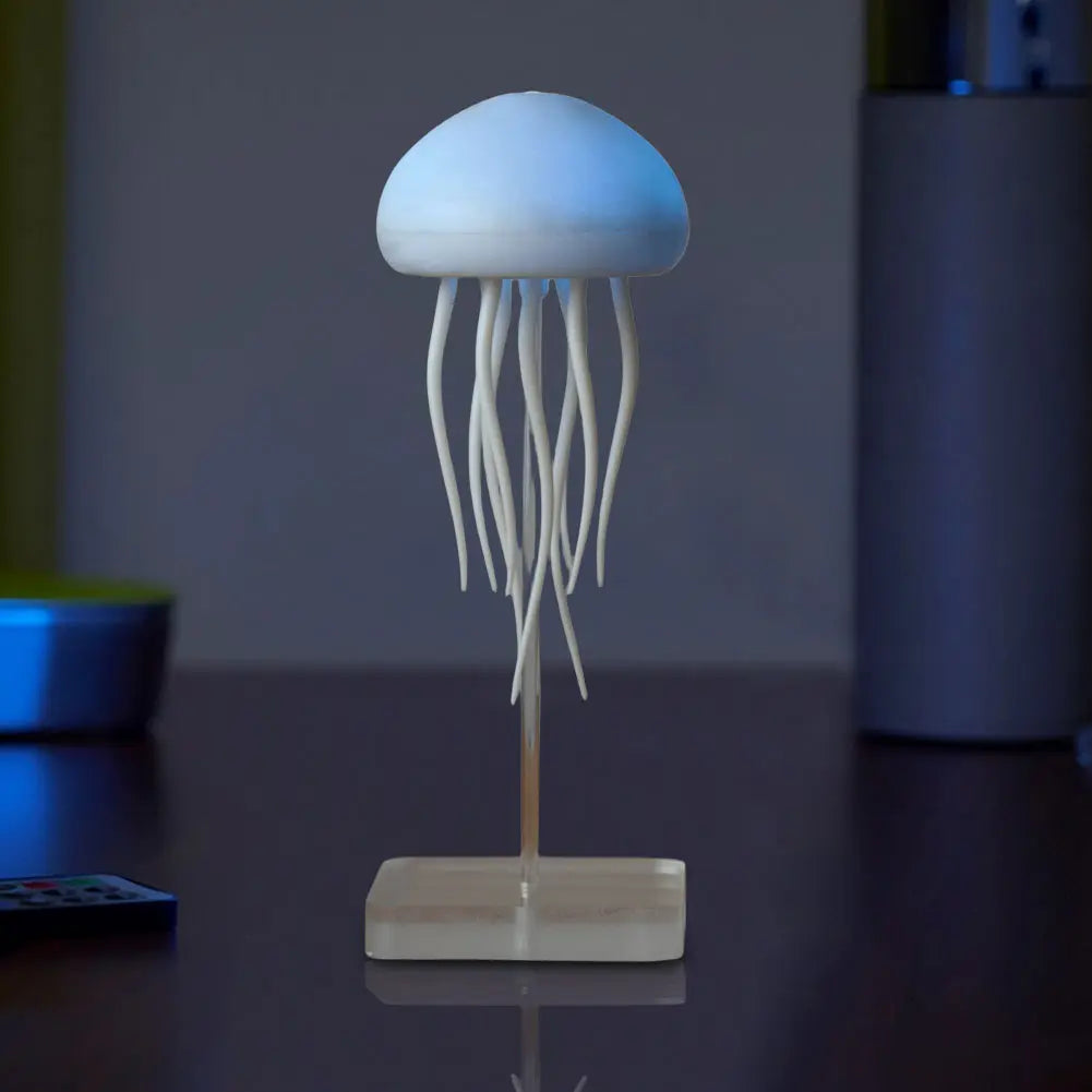 Realistic Jellyfish Night Light with Color-Adjustable LEDs