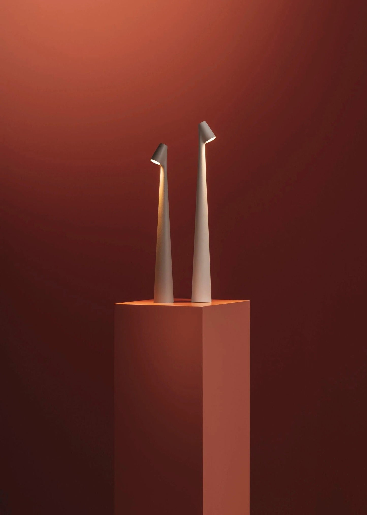 Wireless Rechargeable LED Table Lamp with Dimming - Modern Nordic Design
