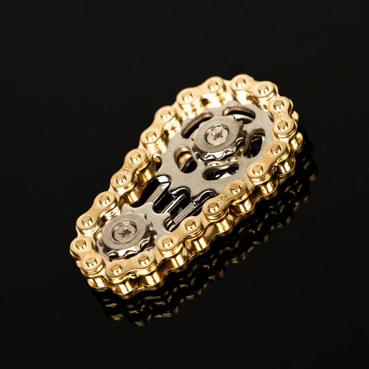 Stainless Steel Bicycle Chain Fidget Spinner