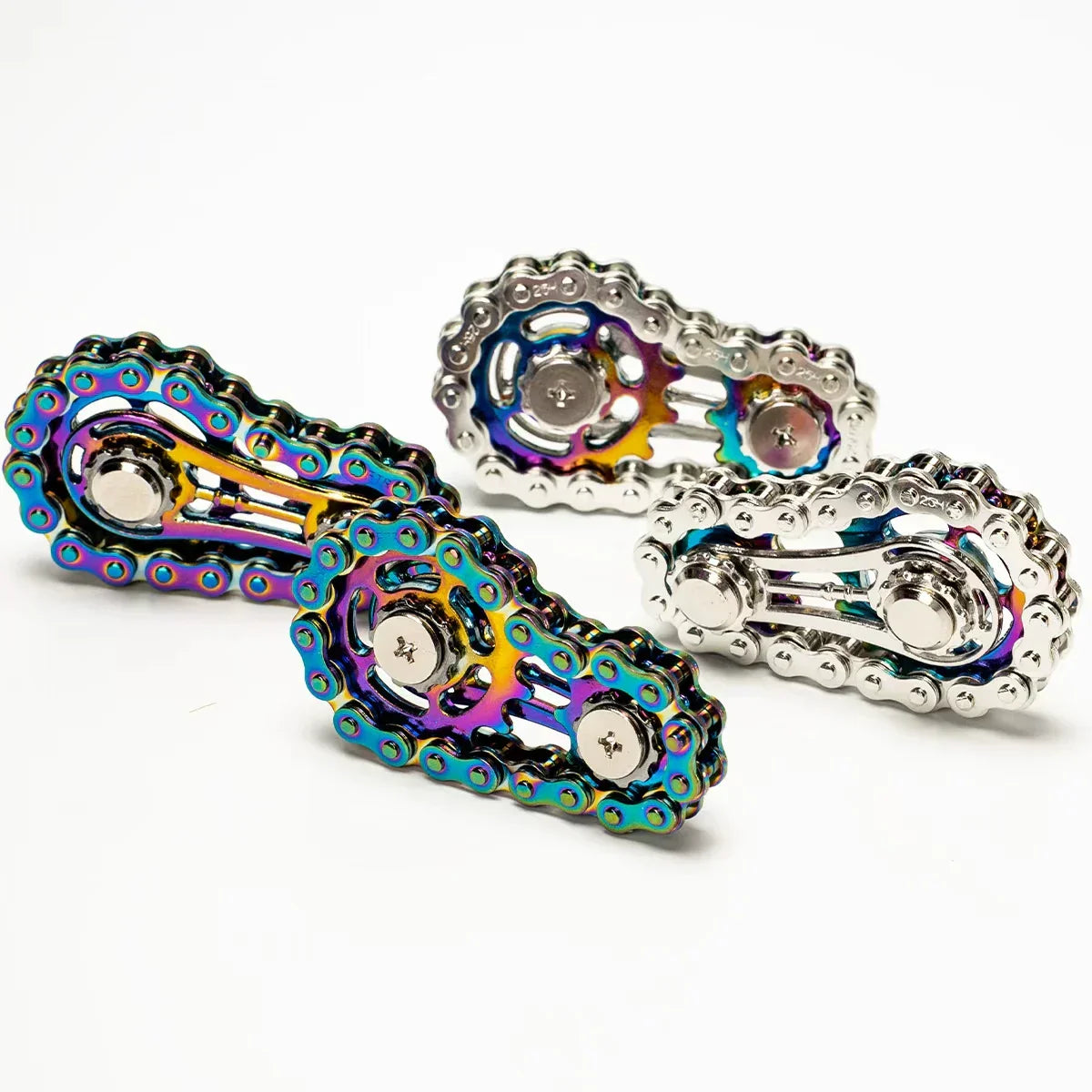 Stainless Steel Bicycle Chain Fidget Spinner