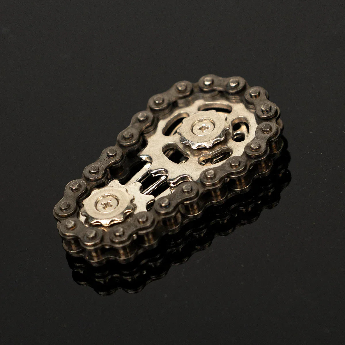 Stainless Steel Bicycle Chain Fidget Spinner