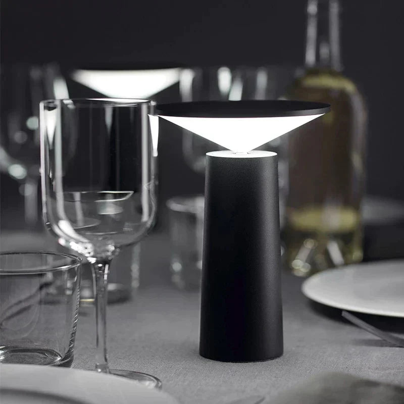 Adjustable Rechargeable LED Table Lamp with Rotating Head