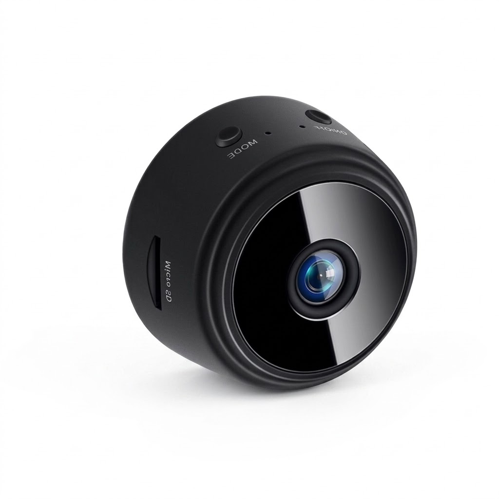 Wireless Mini WiFi Security Camera with Night Vision and Magnetic Mount