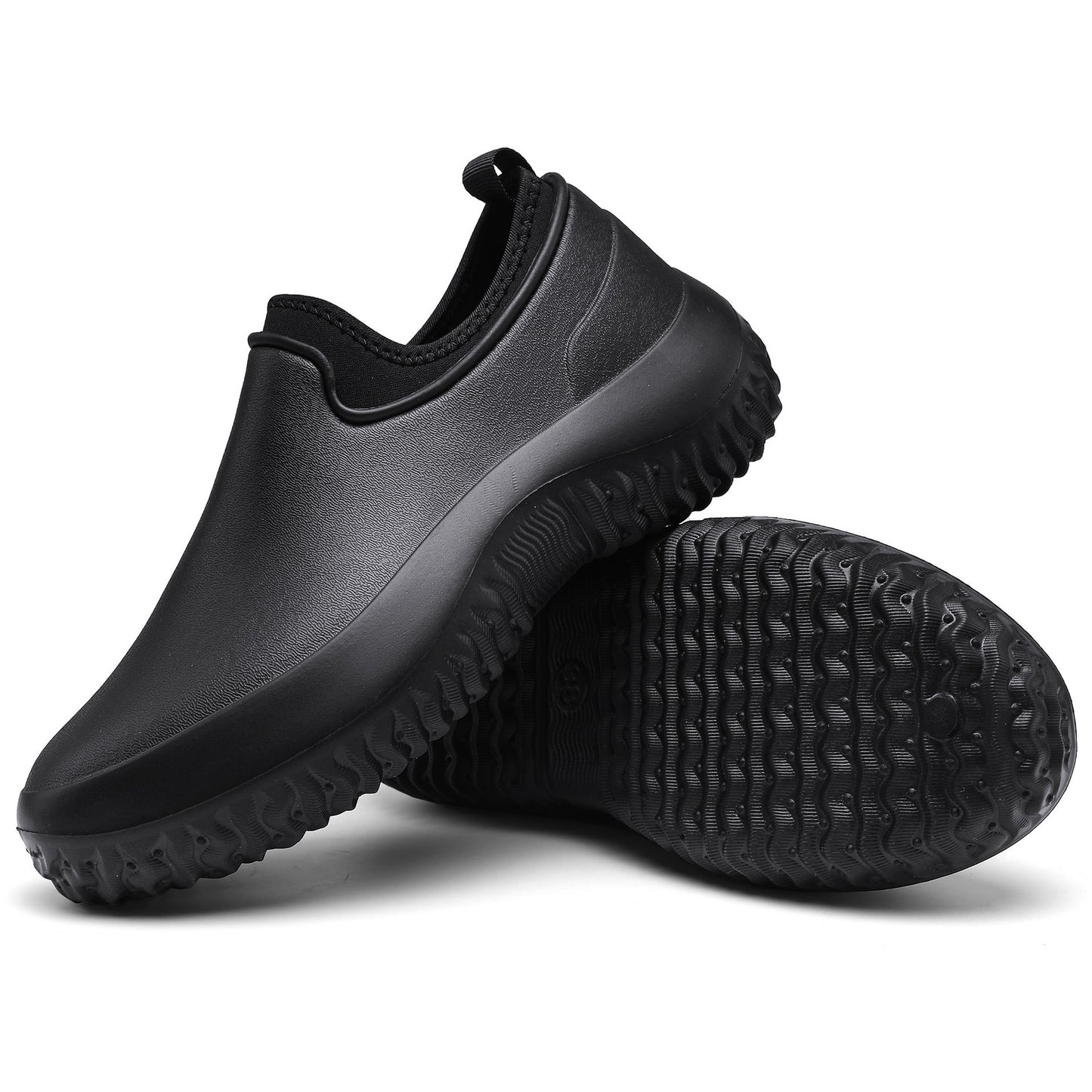 Waterproof Slip-On Work Shoes with Non-Slip Traction for All-Day Comfort