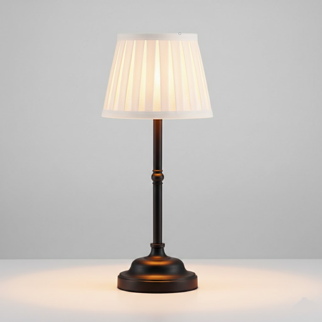 Cordless Rechargeable Brass LED Touch Table Lamp