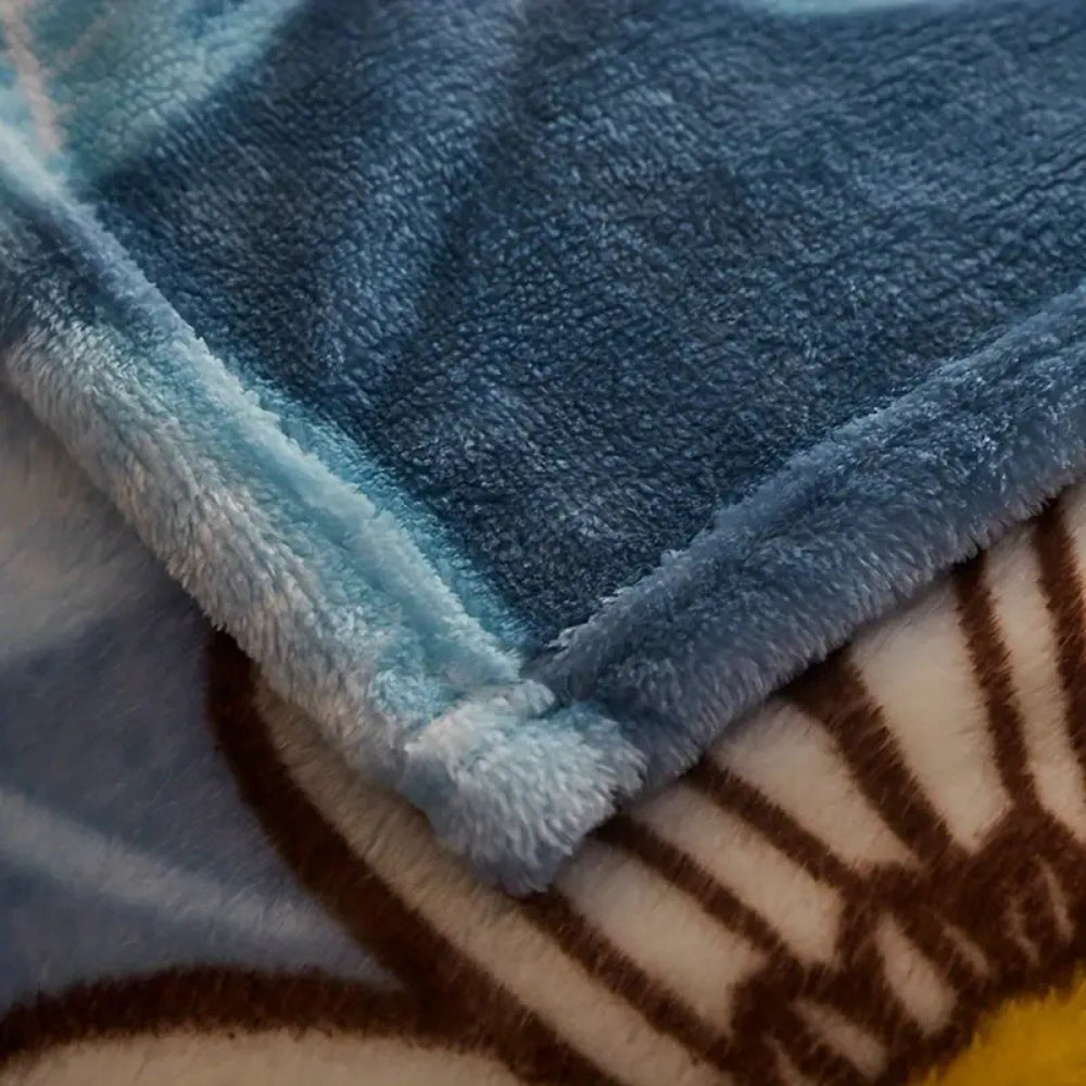 Ultra-Soft Retro Floral Throw Blanket