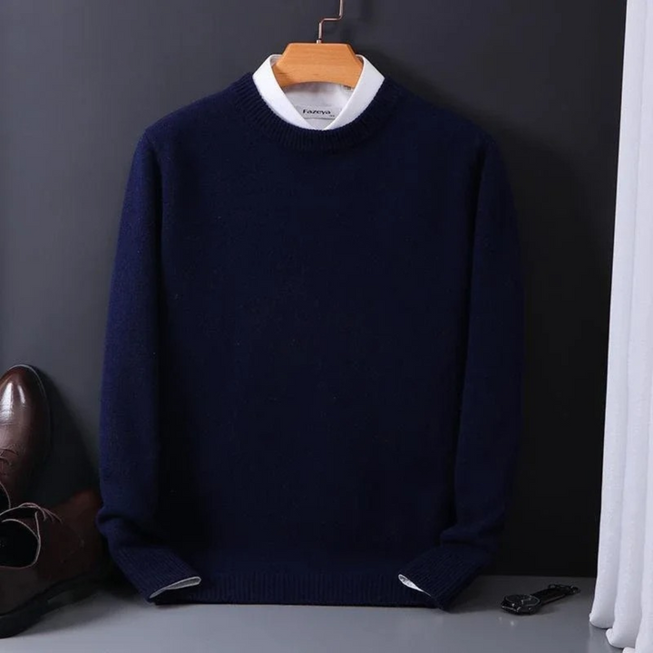 Thierry | Round Neck Wool Sweater