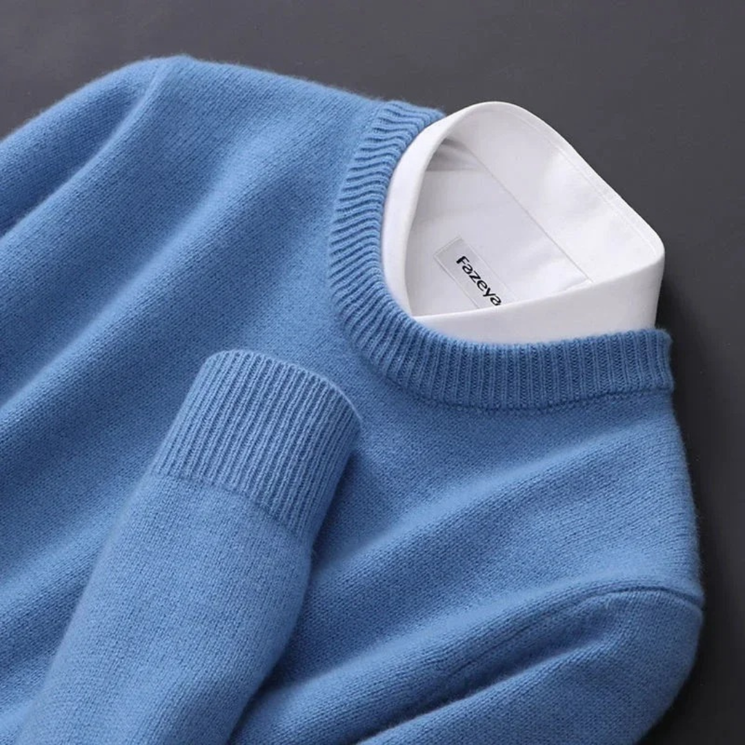 Thierry | Round Neck Wool Sweater