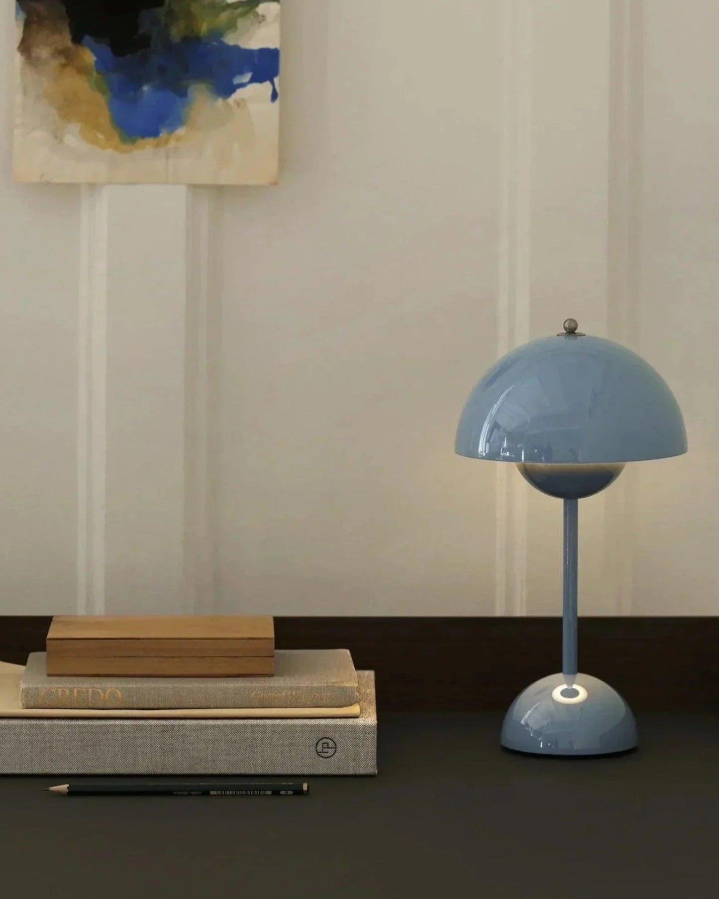 Dimmable Scandinavian Metal LED Table Lamp