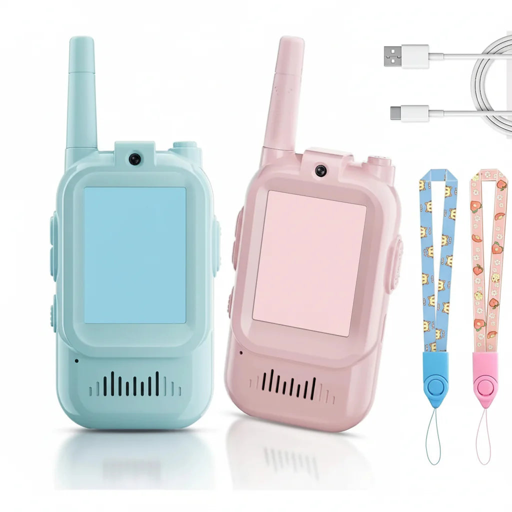 Rechargeable Kids Video Walkie Talkies with HD Camera