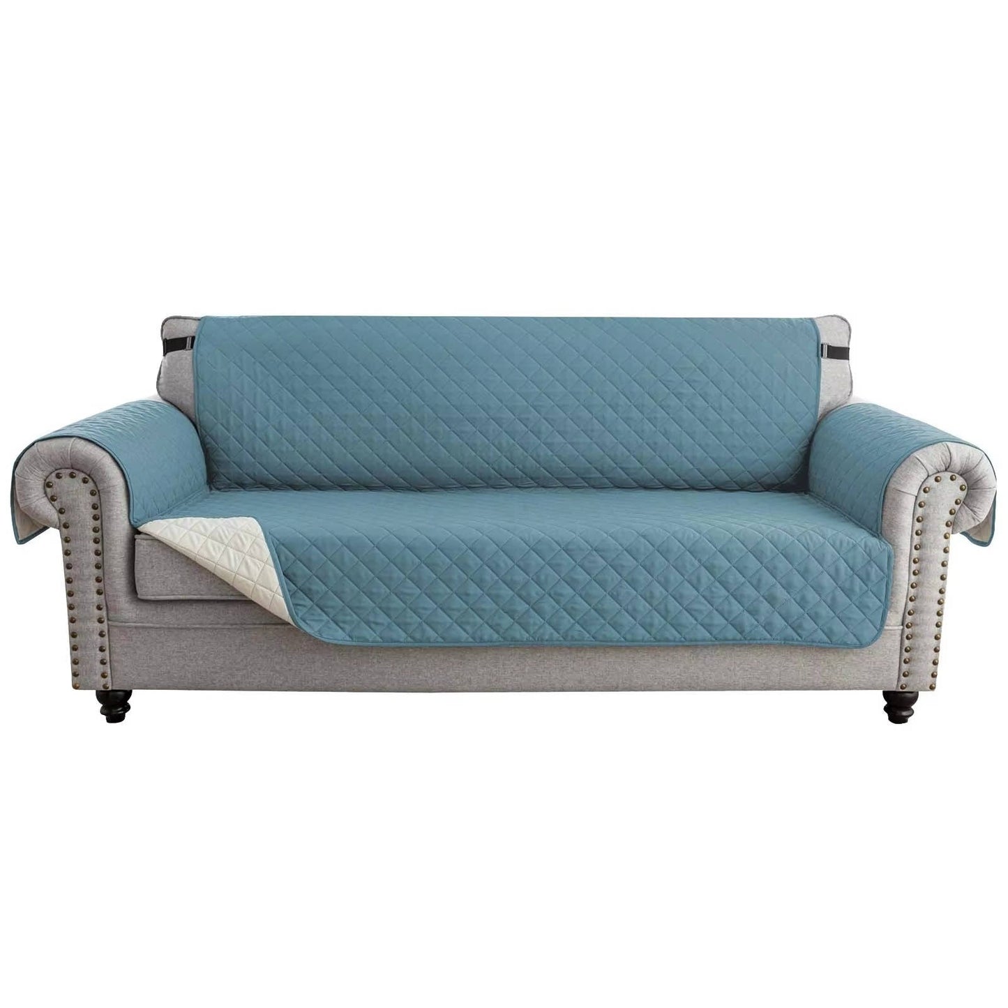 Reversible Water Resistant Sofa Cover for 3 Cushion Couch