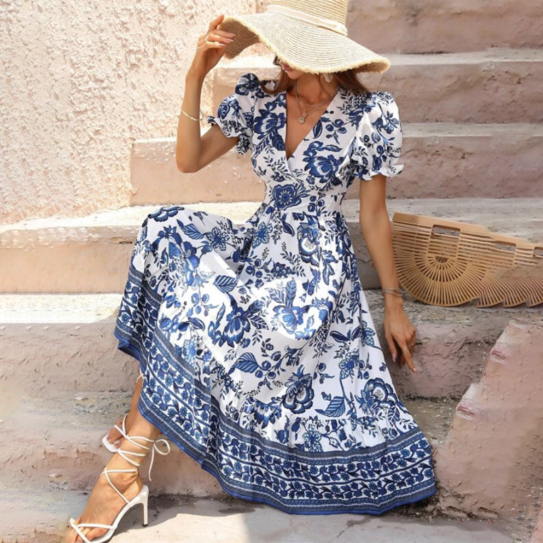 Adella - Floral Serenity Dress
