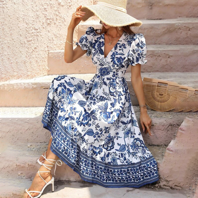Adella - Floral Serenity Dress