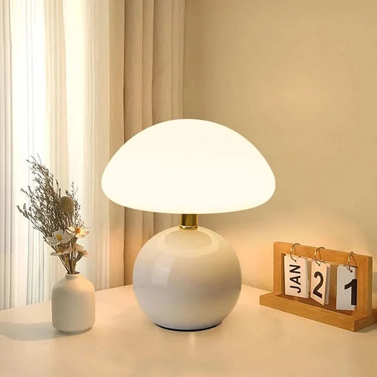 Blush Cloud Ceramic LED Table Lamp with Adjustable Color Temperature
